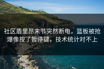 社区盾里昂末节突然断电，篮板被抢爆像按了暂停键，技术统计对不上